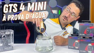 COLOQUEI O AMAZFIT GTS 4 MINI NA ÁGUA! ESTRAGOU? | UNBOXING E REVIEW COM OPINIÃO SINCERA | XONGEEK