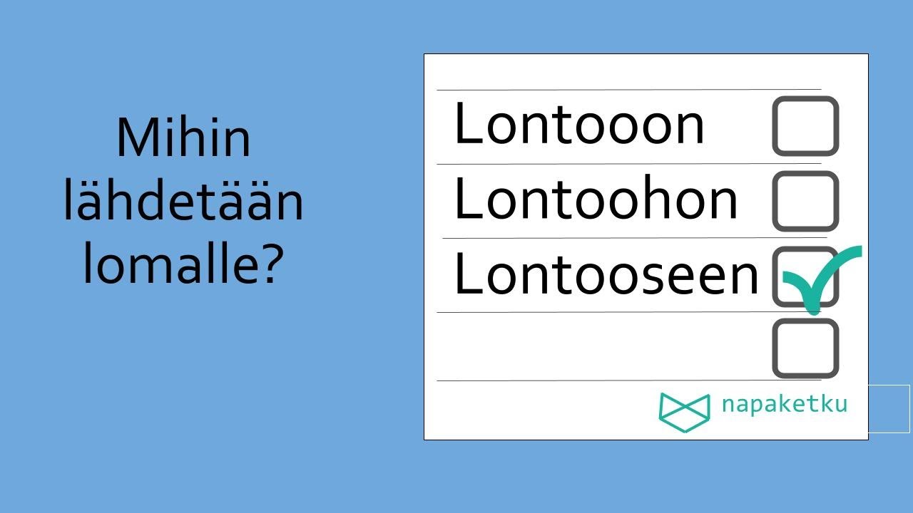 Paikallissijat #4: Mihin?