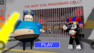 EVIL ZEUS BARRY'S PRISON RUN! (FIRST PERSON OBBY!) - POMNI ESCAPING FROM GODS 👼