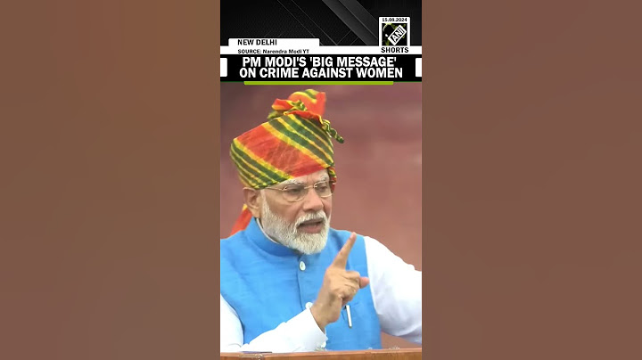 PM Modi’s big message on crime against women in India amid Kolkata doctor rape & murder case