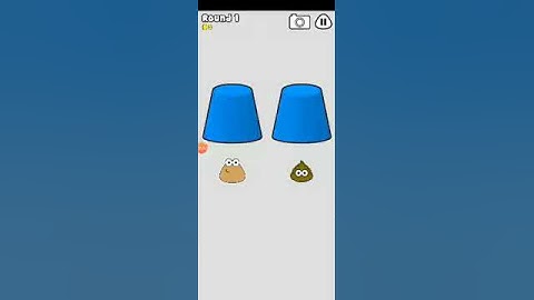 Pou Popper No more space! Find Pou Wrong cup! Game Over