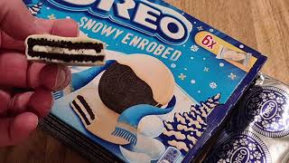 Oreo Snowy Enrobed Cookies These Taste Amazing
