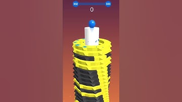 Stack Ball 3D Game | Level 332 | Play Stack Ball Game In Fast Speed | Stack Ball Game YouTube Short