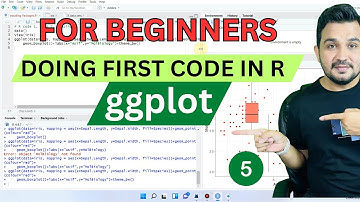 An introduction to first code in R | ggplot2 for plots and graphs