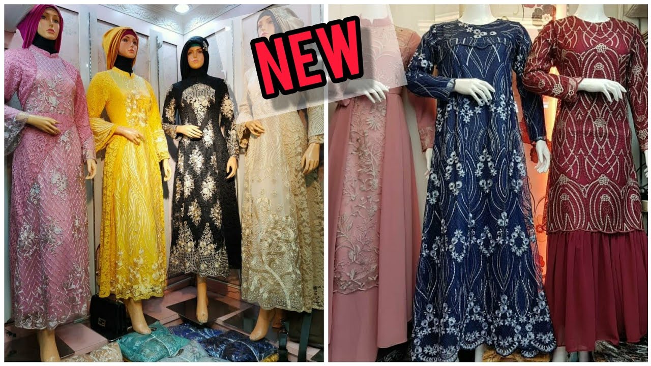 26 Model Gamis  Brokat Pesta Tanah  Abang  Modern Dan Terbaru 