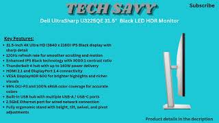 Dell UltraSharp U3225QE Review 2026 | Best 32 Inch 4K 120Hz Productivity Monitor