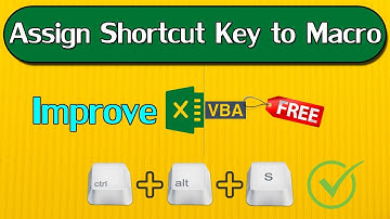 How to Assign a Shortcut Key to a Macro in Excel | Simple Data Entry Tips and Tricks