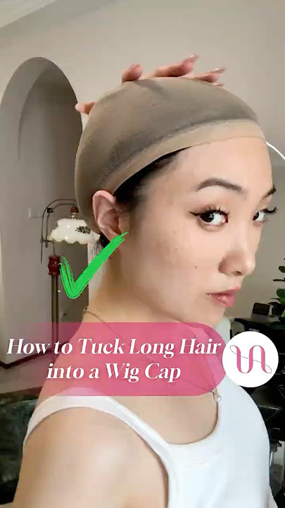How to Tuck Long Hair into a Wig Cap for a Seamless Look💁‍♀ #uniwigs