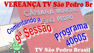 VEREANÇA TV SÃO PEDRO BRASIL 40605 9ªS