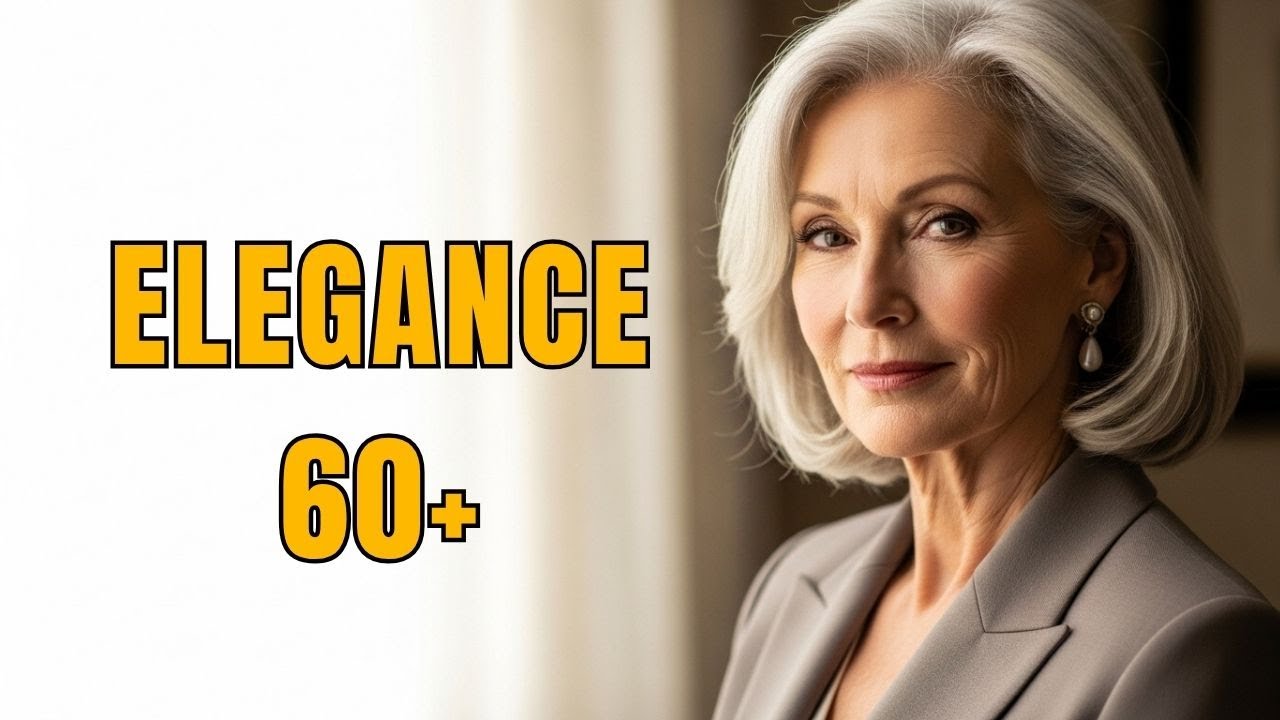 WHAT MAKES WOMEN 60+ BECOME MORE ELEGANT AND RADIANT?
