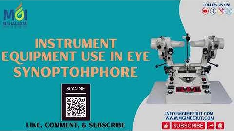 #INSTRUMENT USED IN EYE #SYNOPTOPHORE #optometrist #learningclass #careeropportunities #mgicollege