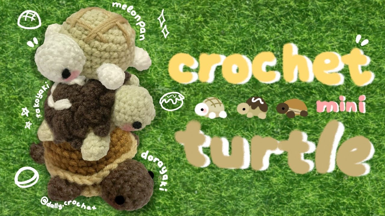 Crochet Mini Turtle 🐢 | by @dally.crochet