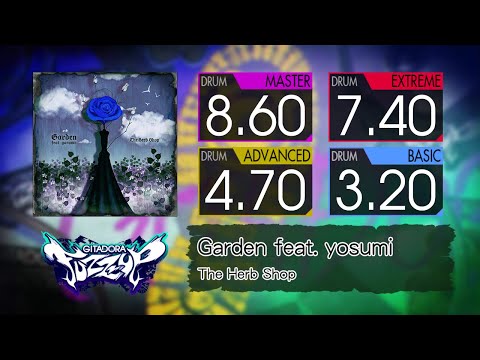 【GITADORA】 Garden feat. yosumi (MASTER ~ BASIC) Drum