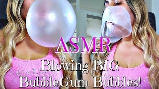 Asmr Chewing Bubble Gum Blowing Big Bubbles No Talking