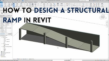 Structural Ramps in Revit | Link CAD & Modify Sub Elements