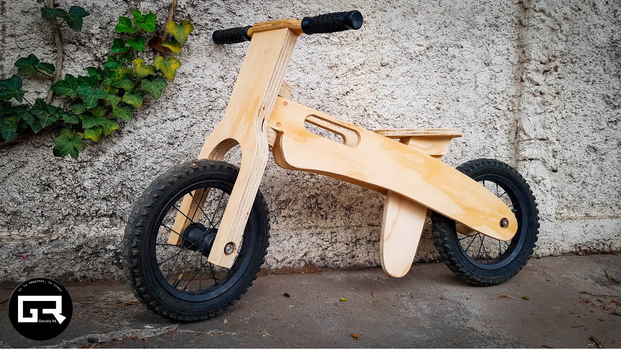 MADERA CASERA (PASO A PASO) para EQUILIBRIO | BALANCE BIKE WOODEN -