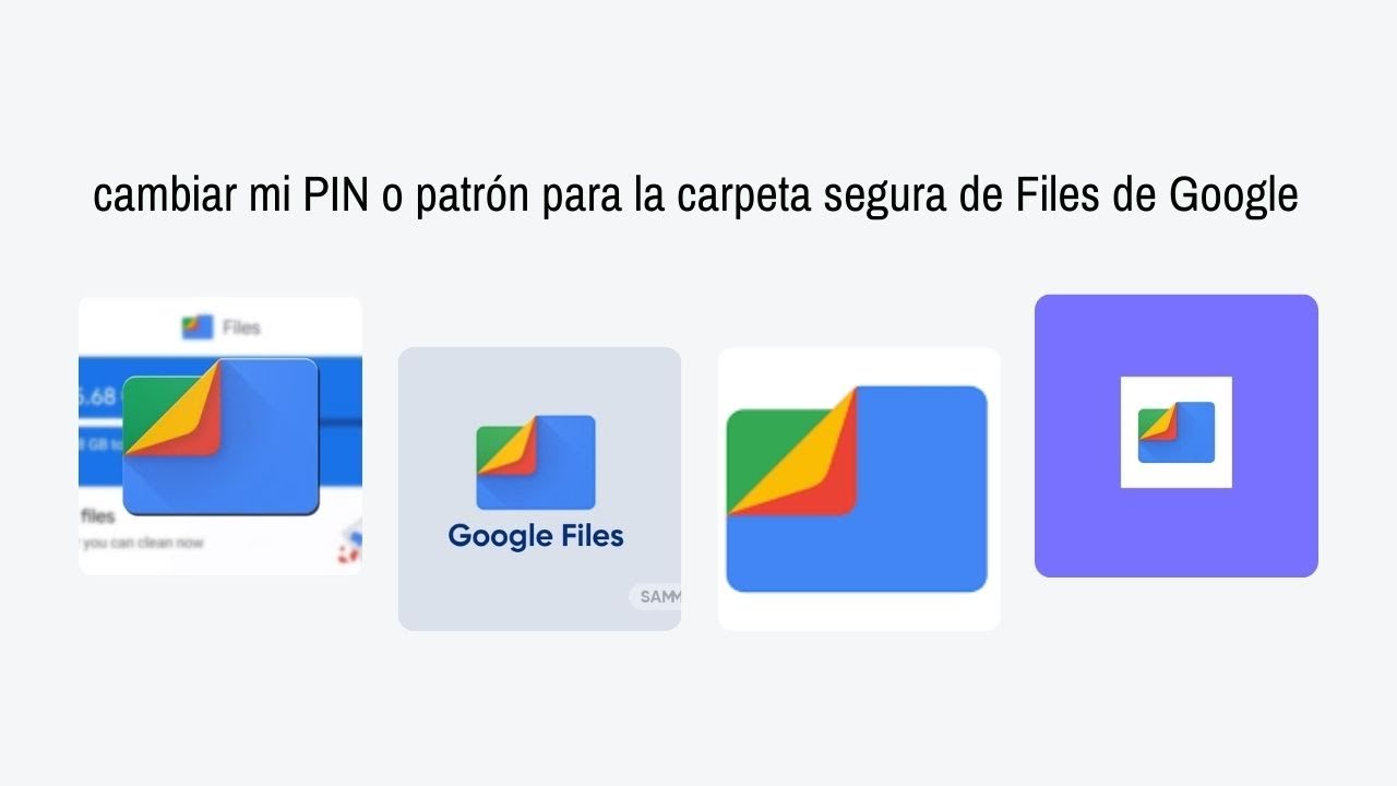 🔐 Cambiar PIN o Patrón de la Carpeta Segura en Files de Google en ...