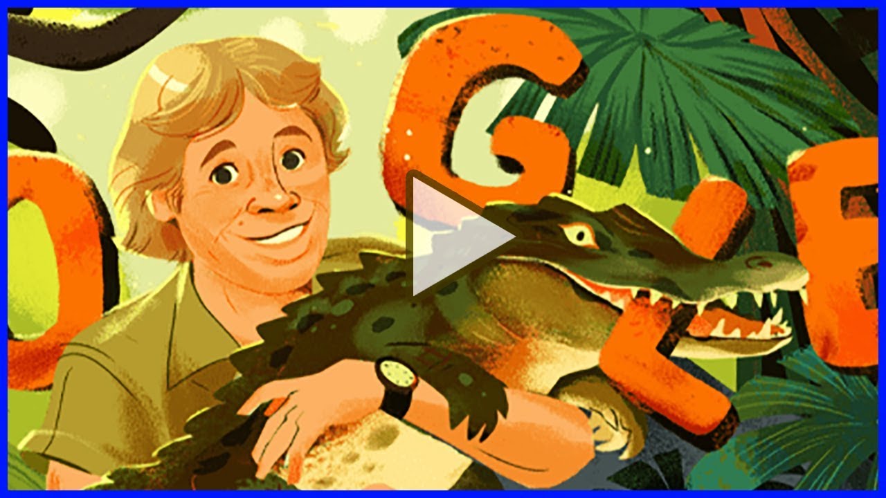 Crikey! Friday's Google Doodle Celebrates Steve Irwin's Birthday
