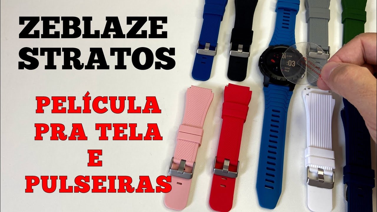 Bruni Película Protectora compatible con Zeblaze Stratos 3 Protector Película, claro Lámina Protectora (2X Bruni Película Protectora compatible con Zeblaze Stratos 3 Protector Película, claro Lámina Protectora (2X