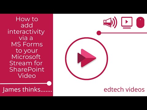 Adding a interactivity to a MS Streams video