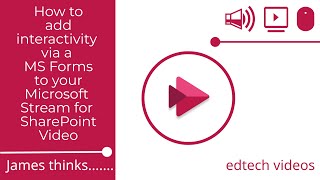 Adding a interactivity to a MS Streams video