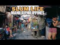 Life Inside The SLUM In MANILA PHILIPPINES 4k Walking Tour