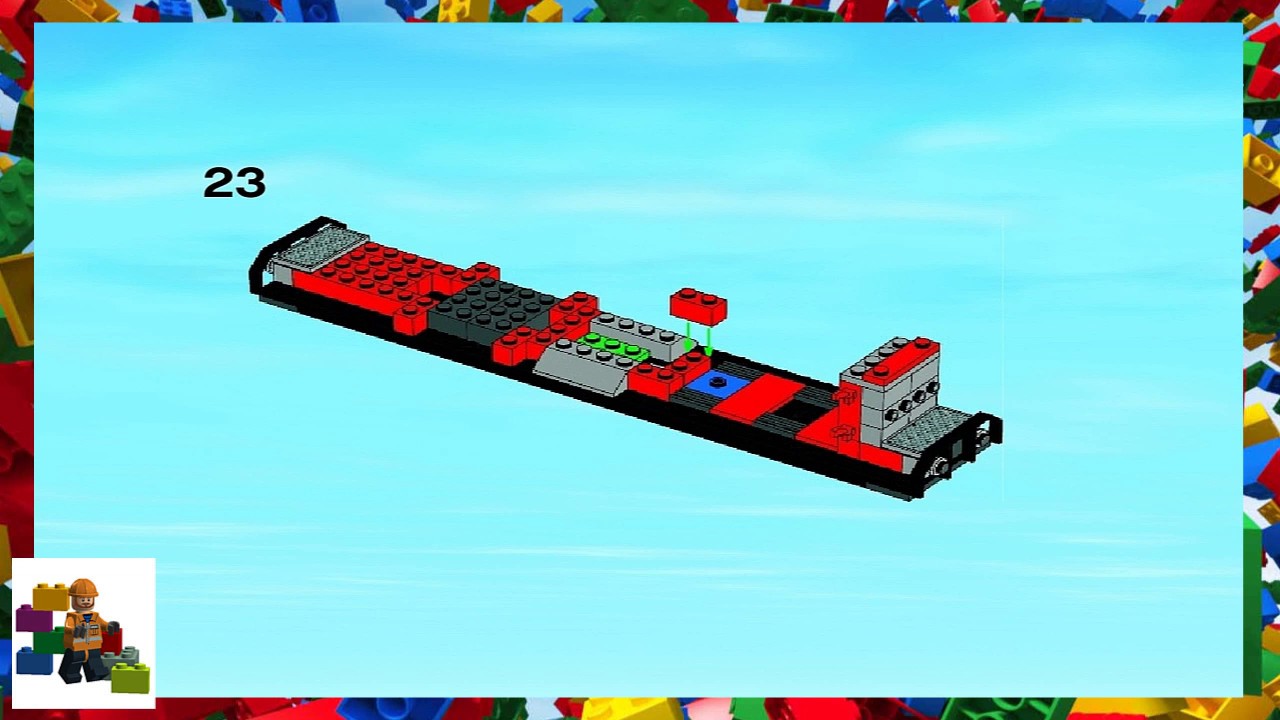 LEGO® Bauanleitung Eisenbahn 3677 Verladebahnhof Heft 5 Instruction NEU 188 