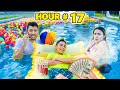 LAST PERSON to LEAVE POOL Wins $1000! | The Royalty Family