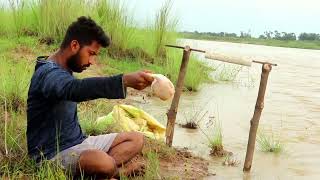 Interesting fishing || I caught fish in Ajay River with new technology || fishing