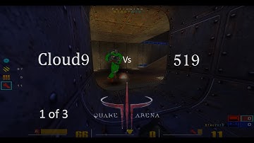 Cloud9 vs 519 Quake 3 Arena CTF q3wcp9 2003-08-15 game 1 of 3