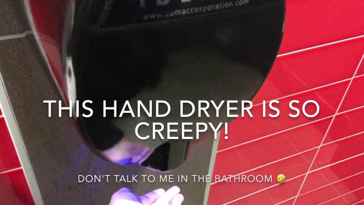 Creepy Hand Dryer! YouTube