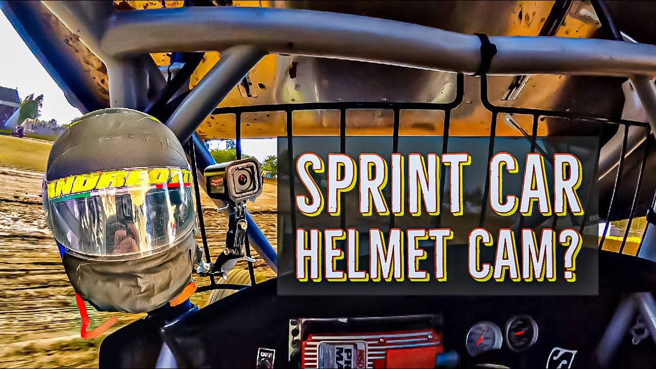 Sprint Car Helmet Camera Ocean Speedway With Jake Andreotti YouTube