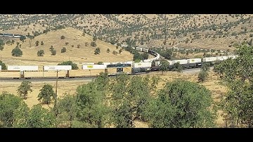 Trains on the Tehachapi Loop
