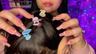 Asmr Hair Play Treatment Brushing Scratching For Relaxation 