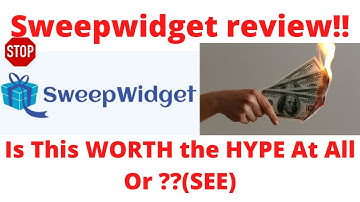 Sweepwidget review-Is This really WORTH it Or Just Another RUBBISH?See(Do not Use Yet Until You See)