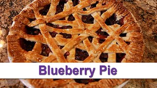 Sugar Free Blueberry Pie Recipe with homemade crust