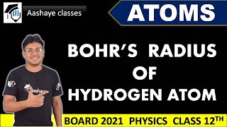 ATOMS || BOHR'S RADIUS OF HYDROGEN MODEL || CHAPTER -12 || PHYSICS || CLASS 12 || CBSE screenshot 5