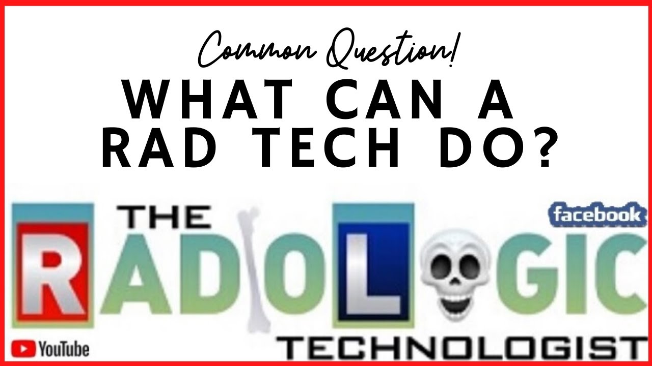 What is a Radiologic Technologist? Rad Tech Radiographer YouTube