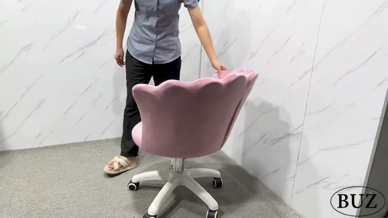 Scaun de birou, modern, din catifea, elegant, ergonomic, rotativ, inaltime reglabila