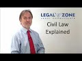 Civil law Explained