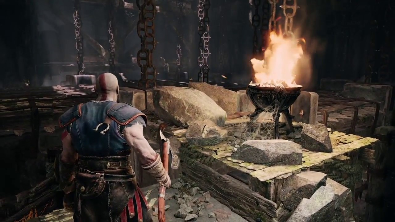 God of War Spike Room Puzzle