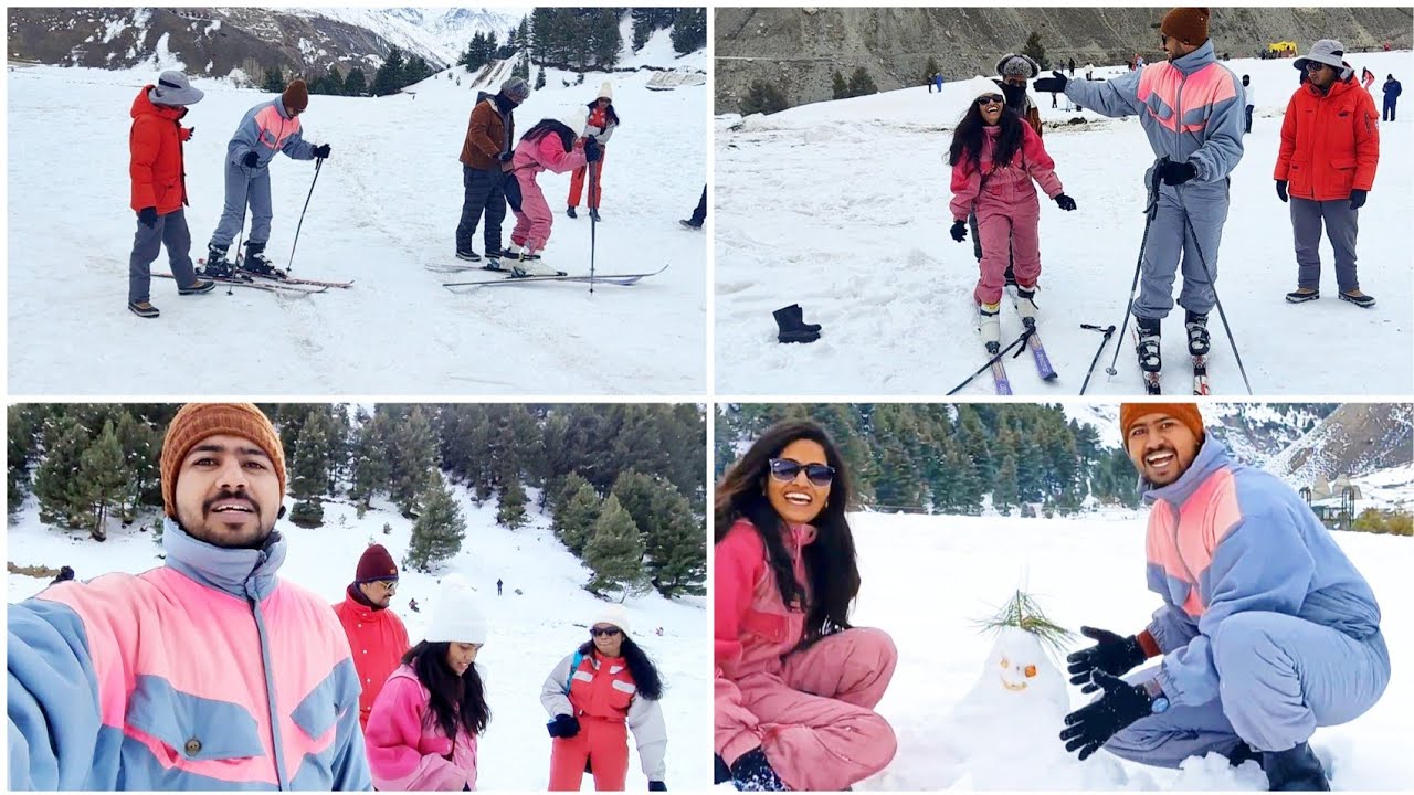 Today we visited Atal tunnel🛣️| Yangala Snow Point🏂🏻 | SiSu & Solang vally Adventures 🏔️ Manali ❄️