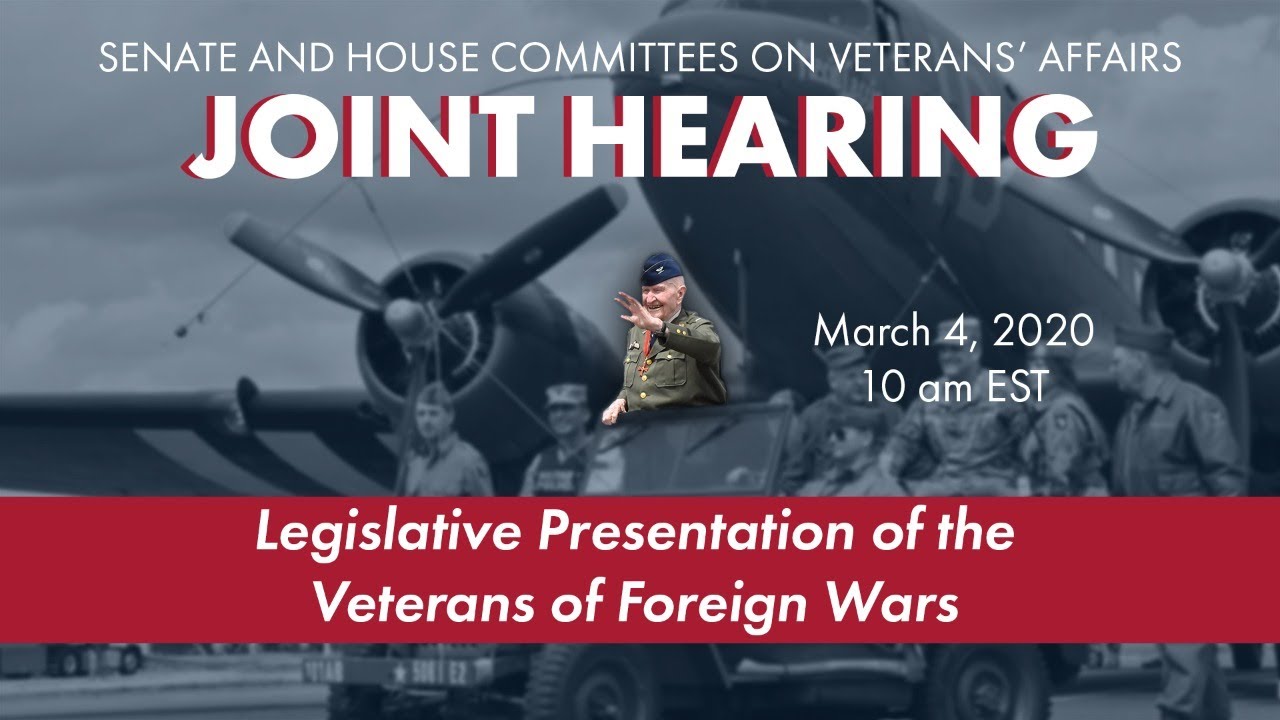 202034 Joint SVAC and HVAC Legislative Presentation of the Veterans