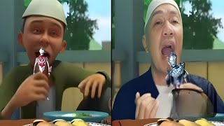 ATOK DALANG MAKAN IKAN ULTRAMAN RIBUT 🤣