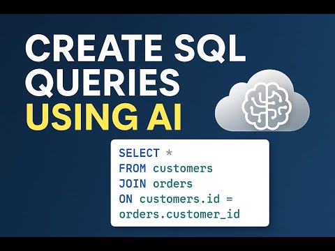 Create SQL queries using ChatGPT
