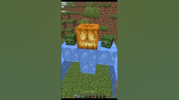 Minecraft Mutant Snow Golem 💀 #minecraft #shorts