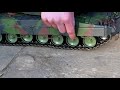Metal tracks on the Agora Leopard 2A6