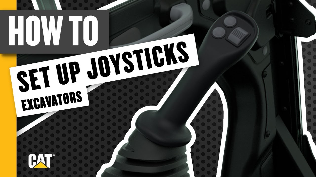 How to Set Cat® Excavator Joystick Controls - YouTube