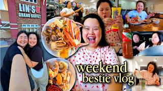 Vlog: Having A Girl's Night Out, Reunited W/ Bestie, Eating At Buffets, Home Goods Trip, Reset Time!