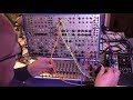 Ratcheting drum machine on Serge TKB sequencer–Updated